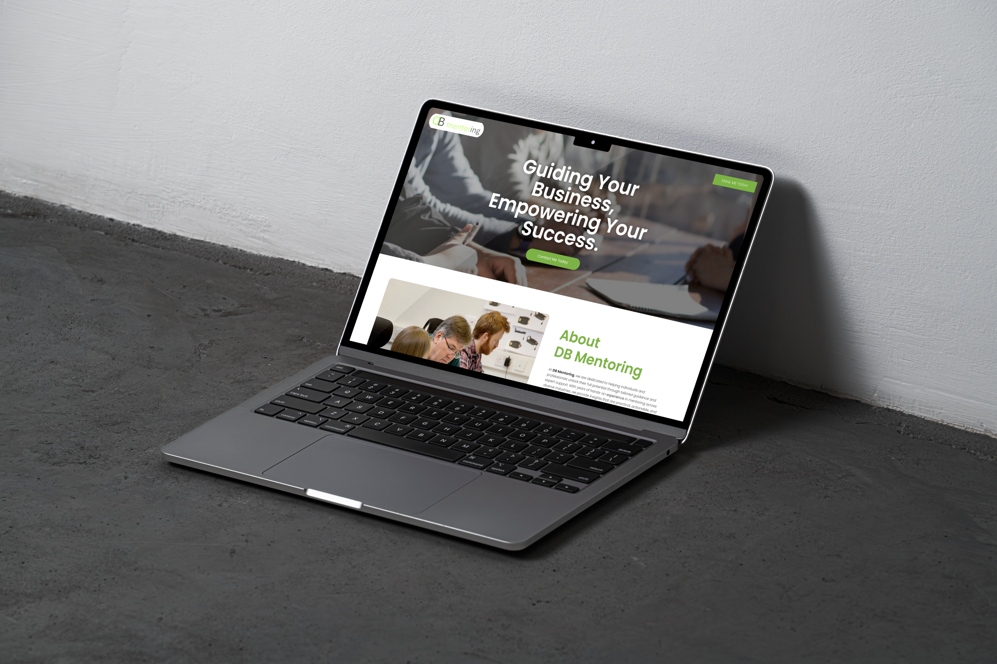 DB Mentoring Website preview