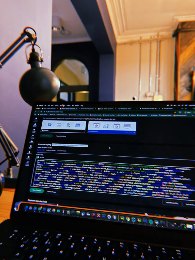 This is an image showing a computer screen that has code on, this is show the complexity of GEO (Generative Engine Optimisation.)